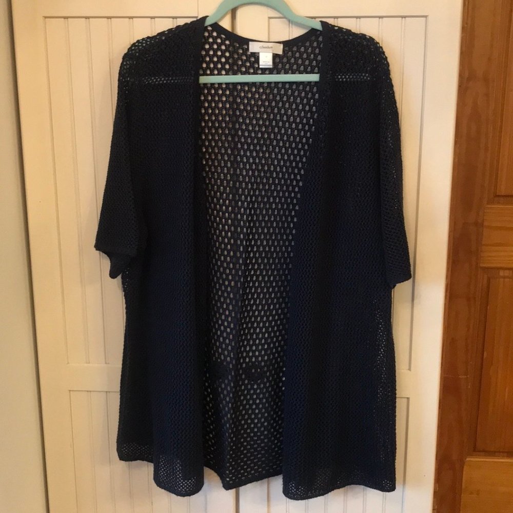 Navy CJBanks sweater 3X